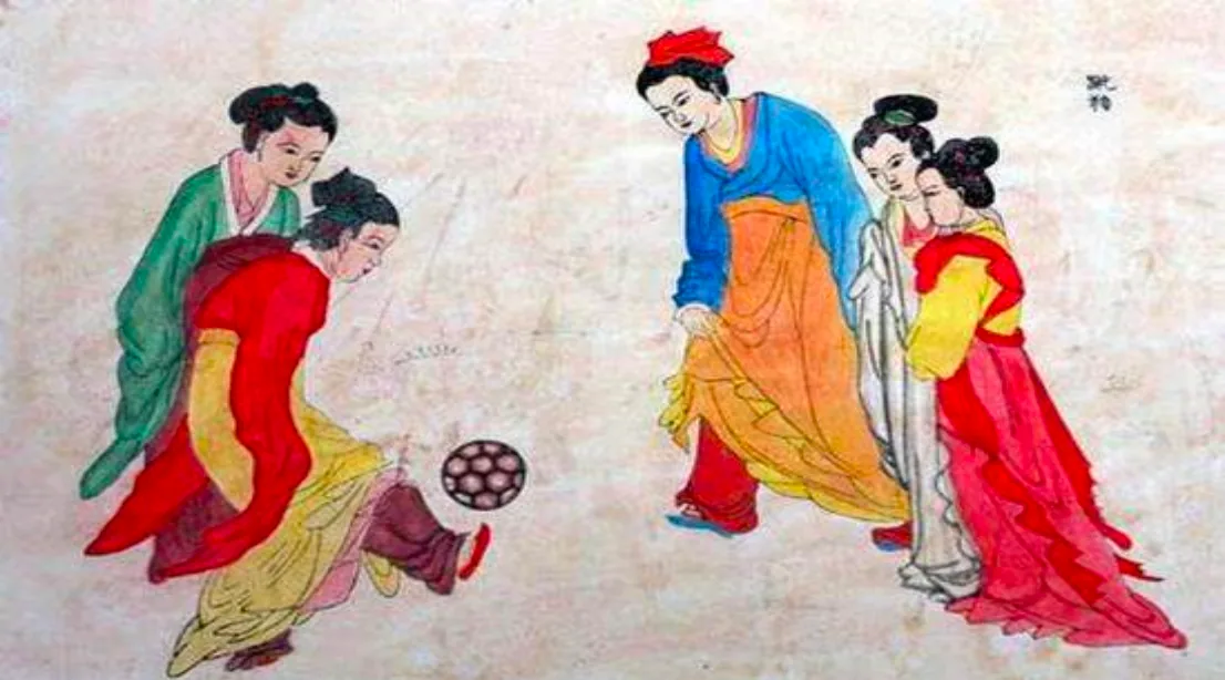 Chinese women’s football archive photograph